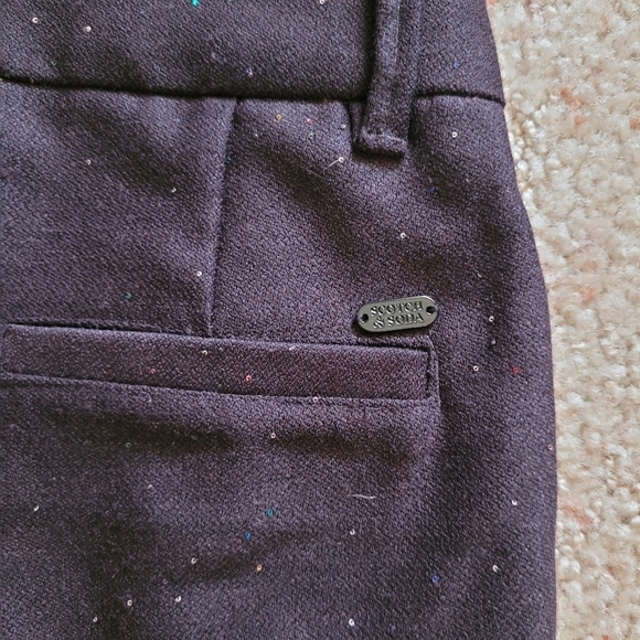 Anthropologie Scotch And Soda Brown Sparkle Wool Slacks - Picture 8 of 8